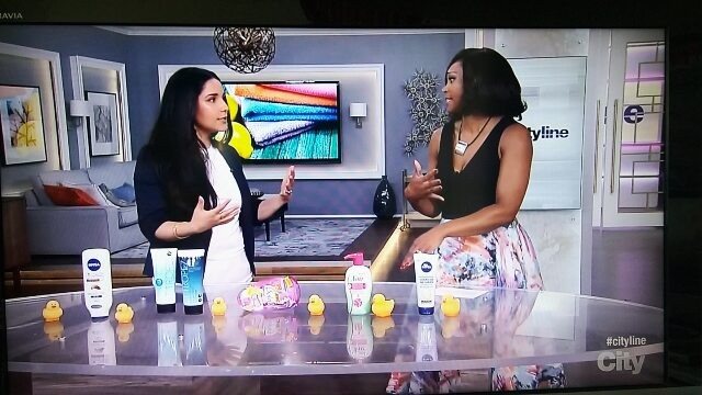 Speaking to the virtues of @nivea_de In-Shower body lotion on @citylineca. True story abt crying post-humid summer 🚿 trying to apply lotion. This genius product not only saves me time, but also tears